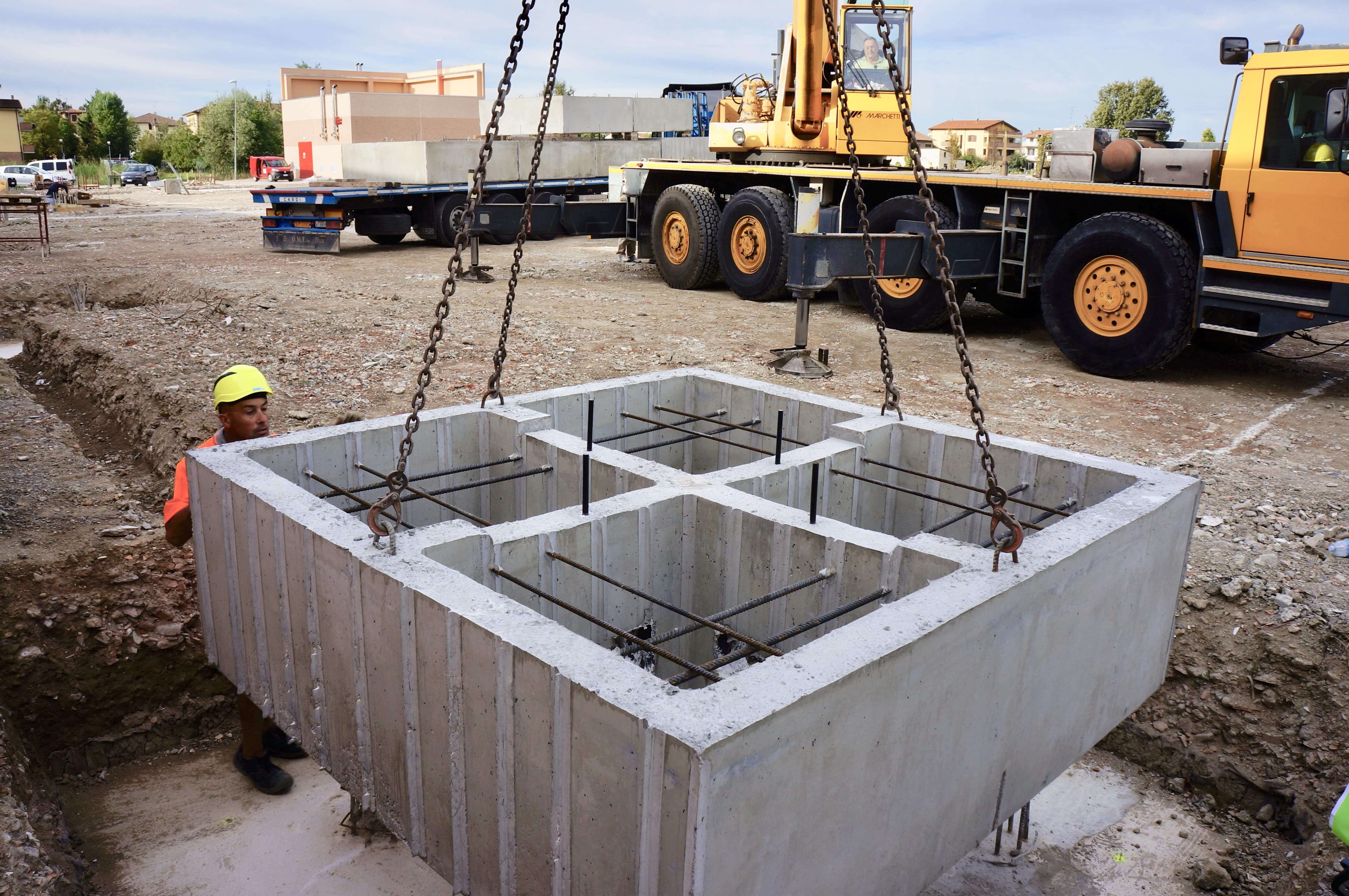 Precast footings Precast Retaining Walls Precast foundations